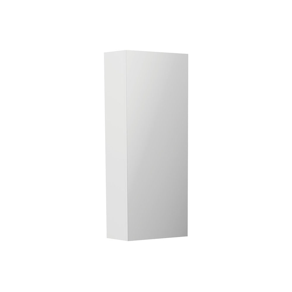 Mirror Cabinet Pencil Edge 300x750 (Single Door) - Gloss White