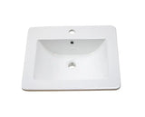 Elysium Rectangular Insert Ceramic Basin 535x450mm