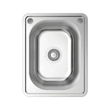 Single Bowl Topmount Laundry Sink 560x460 / 600x500 / 510x400mm - Stainless Steel
