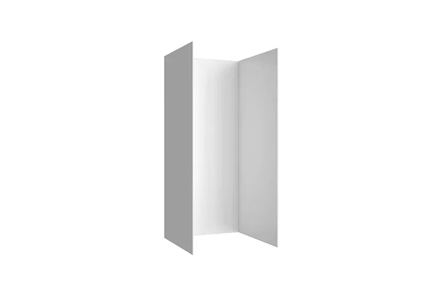 Two-Sided / Three Sided Acrylic Shower Wall Liner - White