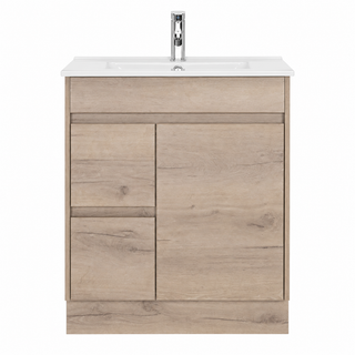 BV11 Slimline (360mm depth) Dark Oak Fingerpull Freestanding Vanity - 600 / 750 / 900mm