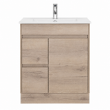 BV11 Slimline (360mm depth) Dark Oak Fingerpull Freestanding Vanity - 600 / 750 / 900mm