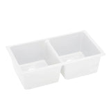 Granite Black Double Bowls Undermount/Top mount Kitchen Sink 838x476mm - Various Colours