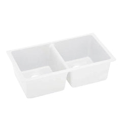 Granite Black Double Bowls Undermount/Top mount Kitchen Sink 838x476mm - Various Colours