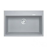 Granite Black Single Bowl Kitchen Topmount Sink 780x510mm - Various Colours