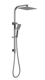 Metro Square Dual Shower Rail - Various Colours