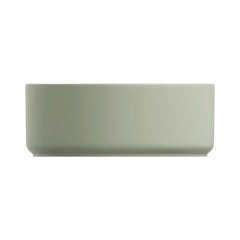Tide Round Counter Top Ceramic Basin with Overflow 360x360mm - Matte Olive (Stock Clearance)