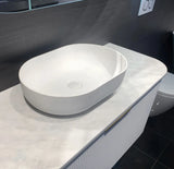 Noosa Counter Top Solid Surface Basin 500x345mm - Matte White