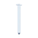 Square Shower Dropper / Ceiling Arm 300mm Long - Various Colours