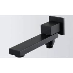 Square Bath Wall Swviel Spout with Built-in Diverter - Various Colours