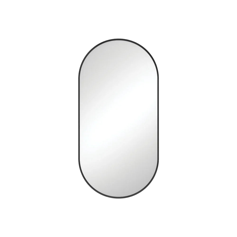 Pill Shape Mirror with Frame - Various Colours & Sizes