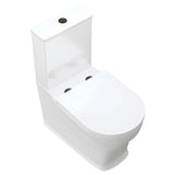 Hampton Style Back To Wall Tornado Rimless Flush Toilet Suite with Soft Close Seat - White (4 Star)