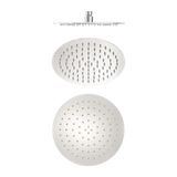 Thin Round Overhead Shower Head 250mm (Stainless Steel Made) - Various Colours