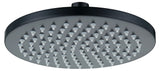 Round Overhead Shower Head 200mm - Various Colours