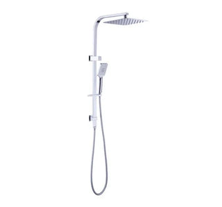 Celia Square Dual Shower Rail - Various Colours