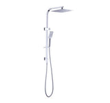 Celia Square Dual Shower Rail - Various Colours