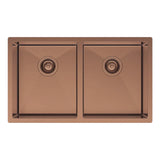 Double Bowls Sink Undermount/Top mount/Flush mount 760x450mm - Various Colours