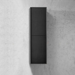 Fingerpull Wall Hung Tallboy & Storage Cabinet - 350x300x1200mm - Various Colours