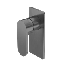 SM04 Nero Shower/Bath Mixer (Rectangle Backplate) - Various Colours