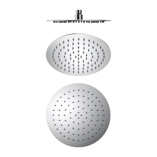 Thin Round Overhead Shower Head 250mm (Stainless Steel Made) - Various Colours