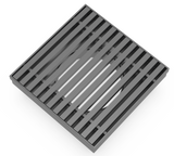 Square Linear Shower Floor Waste 100x100mm - Various Colours