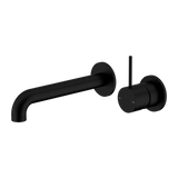 WBM21 Mecca Handle Up Wall Basin/Bath Mixer Set with Spout - Various Colours