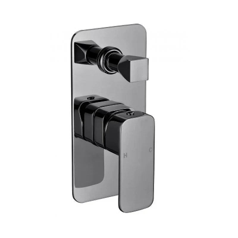 SMD03 Square Shower / Bath Mixer with Diverter - Various Colours