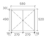 BV55WH (460mm Depth) Matte White Shaker Wall Hung Vanity - 600 / 750 / 900 / 1200 / 1500 / 1800mm