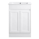 BV61 (460mm Depth) Gloss White Fingerpull Freestanding Vanity - 600 / 750 / 900 / 1200 / 1500 / 1800mm