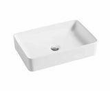 Flux Counter Top Ceramic Basin 505x340mm - Various Colours