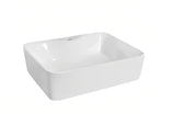 Juno Above Counter Ceramic Basin 480x375mm - Gloss White