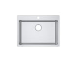 Single Bowl Topmount Kitchen / Laundry Sink With Tap Hole 706x512mm / 606x512mm / 350x510mm- Stainless Steel