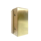 10mm Square Wall Bracket - Brushed Gold