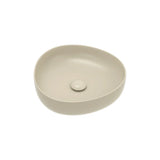 Pebble Above Counter Ceramic Basin 400x395mm - Various Colours