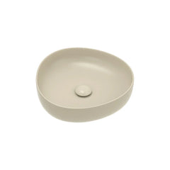 Pebble Above Counter Ceramic Basin 400x395mm - Various Colours