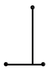 CARE Grab Rail T Bar Left/Right Hand Side - Various Colours