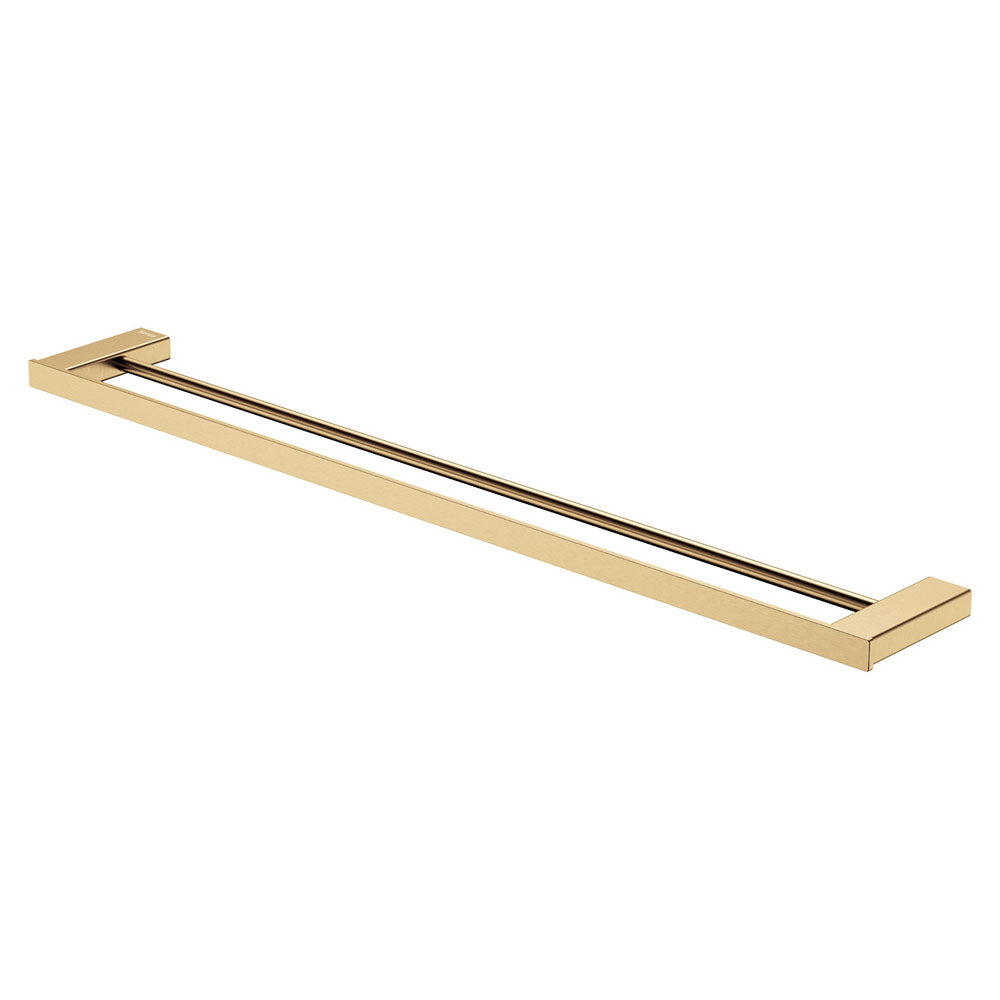 Fienza Tono Urban Brass Double Towel Rail (85108800UB) 810mm long - Stock Clearance