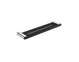 LINCOLN Black & Chrome Shower Shelf 443mm