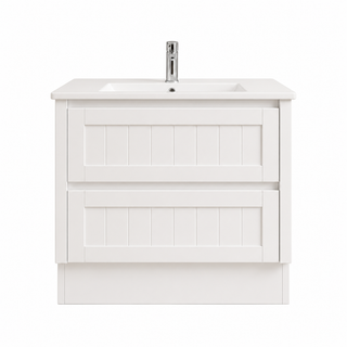 BV23 Hampton Matte White Fingerpull Freestanding Vanity - 750 / 900 / 1200mm Cabinet only