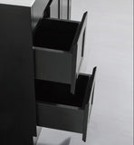 BV53 (460mm Depth) Matt Black Fingerpull Freestanding Vanity - 600 / 750 / 900 / 1200 / 1500 / 1800mm
