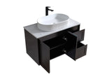 BV39WH Matte Black Shaker Wall Hung Vanity - 600 / 750 / 900 / 1200 / 1500 / 1800mm