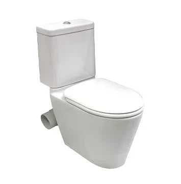 Cotto Closed Coupled Skew Pan Connection Toilet Suite with Soft Close Seat - White (4 Star)