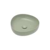 Pebble Above Counter Ceramic Basin 400x395mm - Various Colours