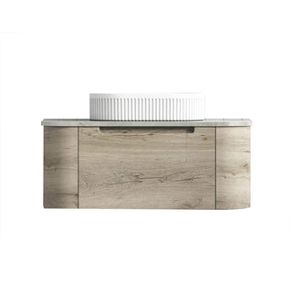 BV16WH Ash Woodgrain Fingerpull Wall Hung Vanity - 750 / 900 / 1200 / 1500 / 1800mm