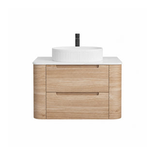 BV58WH Timber Curved Wall Hung Vanity - 750 / 900 / 1200 / 1500 / 1800mm