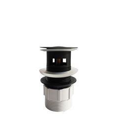 BLACK Pop-Up Waste Woith Overflow 32mm ( CLEARANCE )