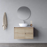 BV17WH (520mm Depth) Woodgrain Fingerpull Wall Hung Vanity (520) - 900 / 1200 / 1500mm