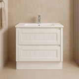 BV23 Hampton Matte White Fingerpull Freestanding Vanity - 750 / 900 / 1200mm
