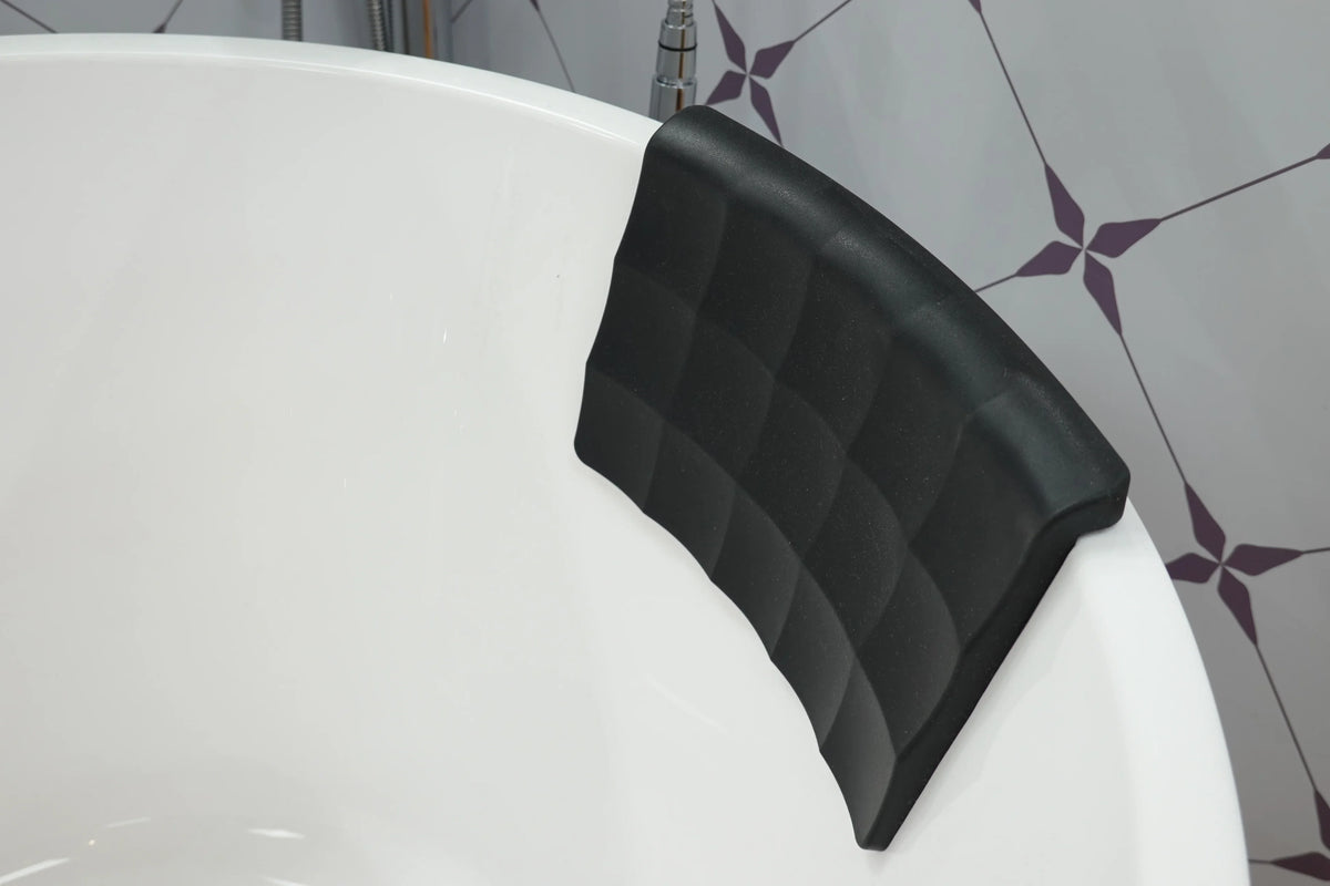 Bath Pillow / Head rest cushion - Matte Black