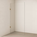 SS08/17 Walk In Shower Screen with Wall Brackets